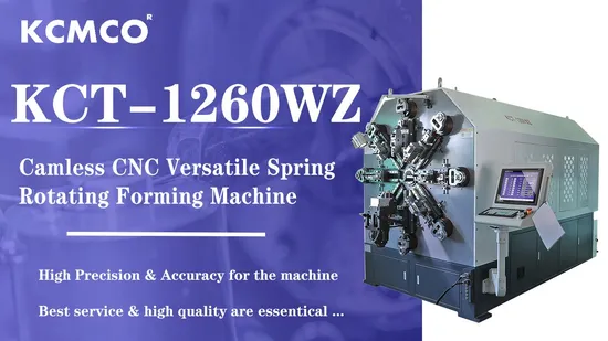 6.0mm Versatile CNC Automatic Cam-Less Spring Forming Rotating Machine