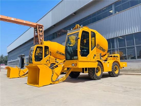 XCMG 4 кубических метра Автобетоносмеситель Slm4000I Самозагружающийся Автобетоносмеситель